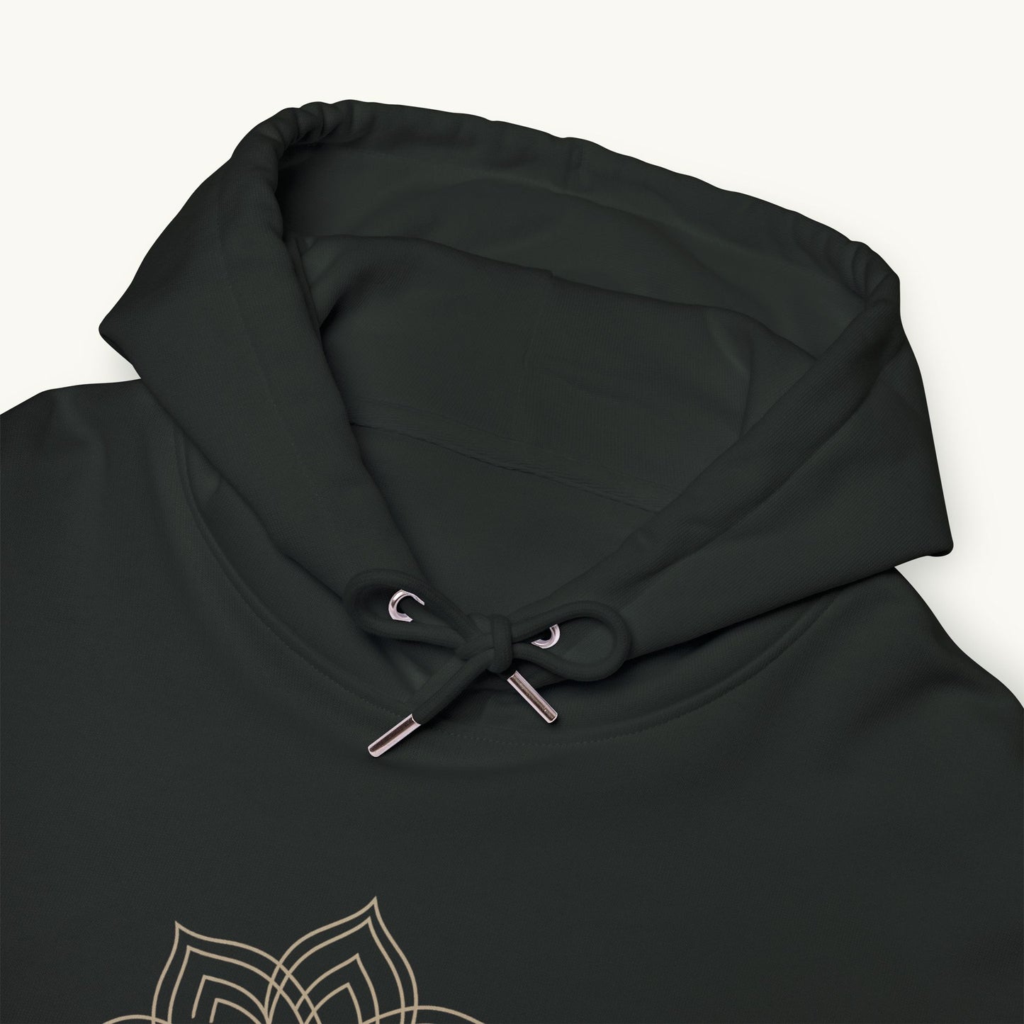 Rose Cotton Luxury Hoodie — "Death Before Dishonour"