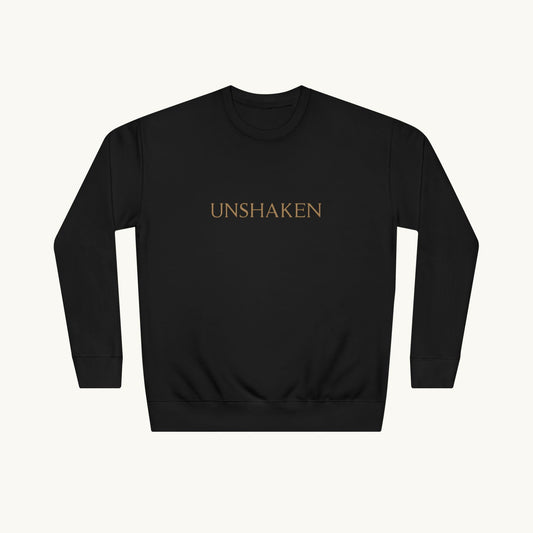 Rose Cotton Luxury Sweatshirt — "Unshaken"