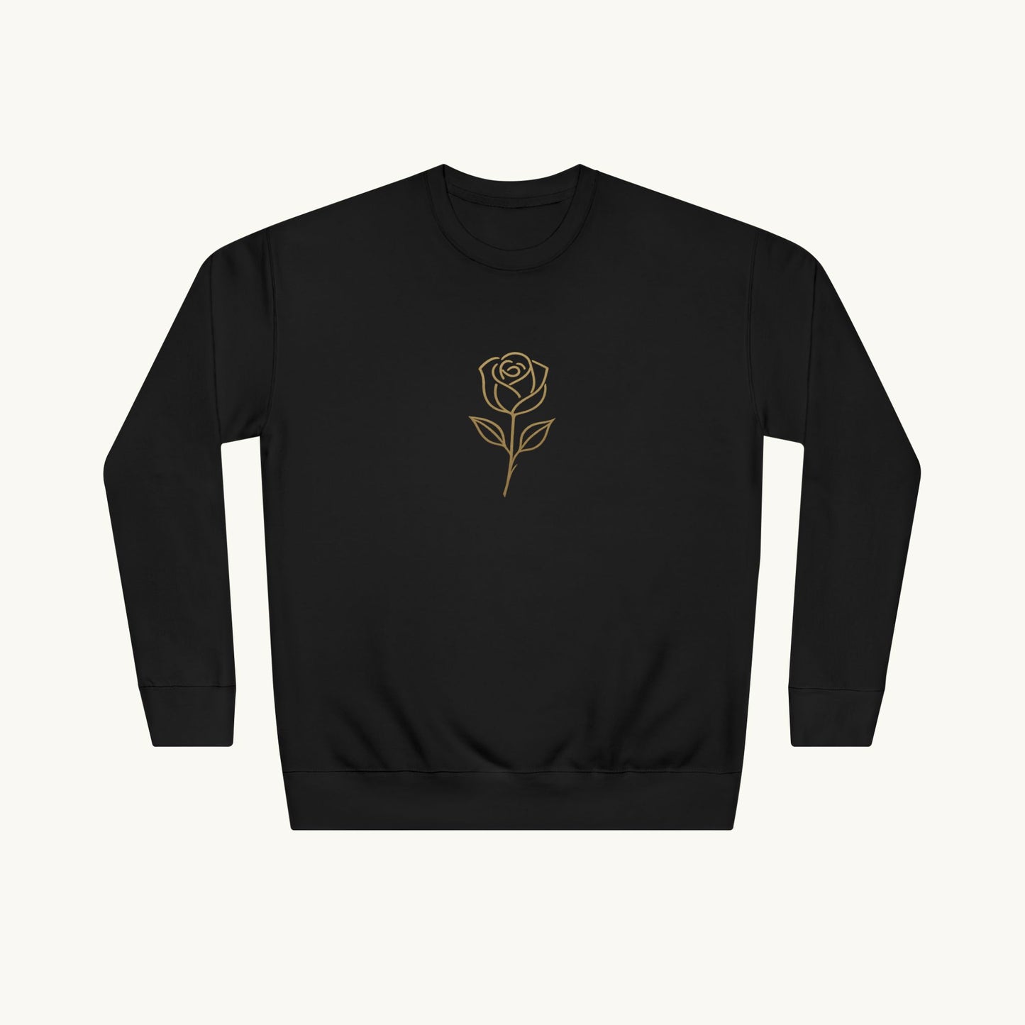 Rose Cotton Luxury Sweatshirt — "The Divine Rose"