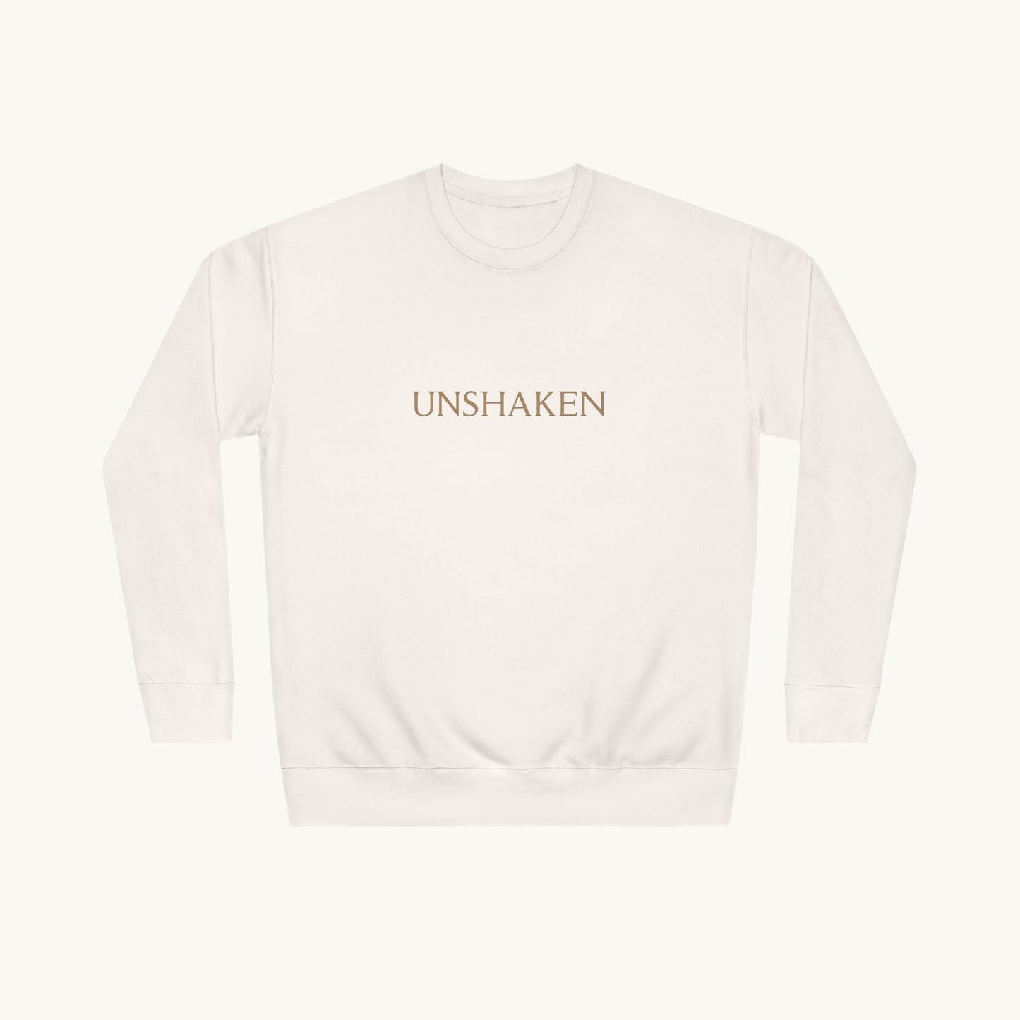 Rose Cotton Luxury Sweatshirt — "Unshaken"