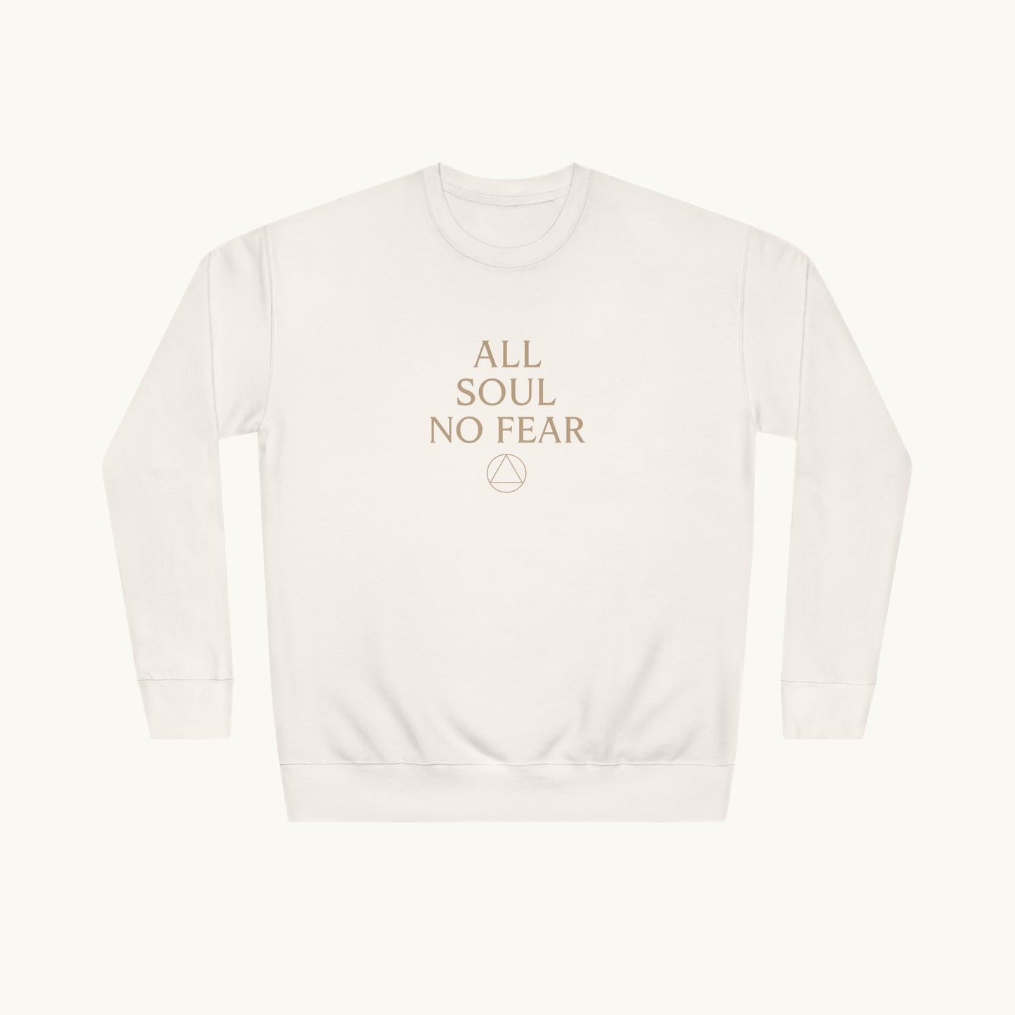 Rose Cotton Luxury Sweatshirt — "All Soul No Fear"