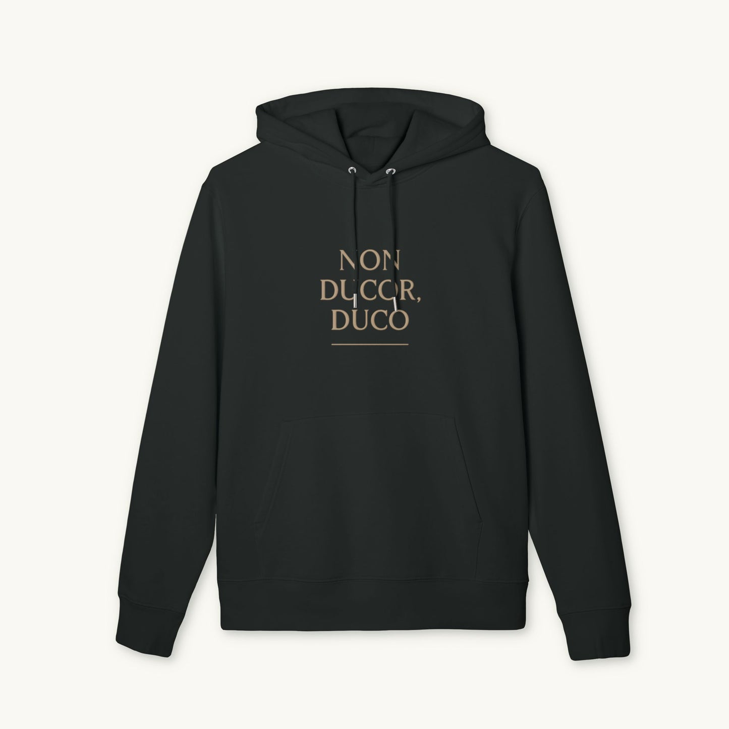 Rose Cotton Luxury Hoodie — "Non Ducor, Duco"