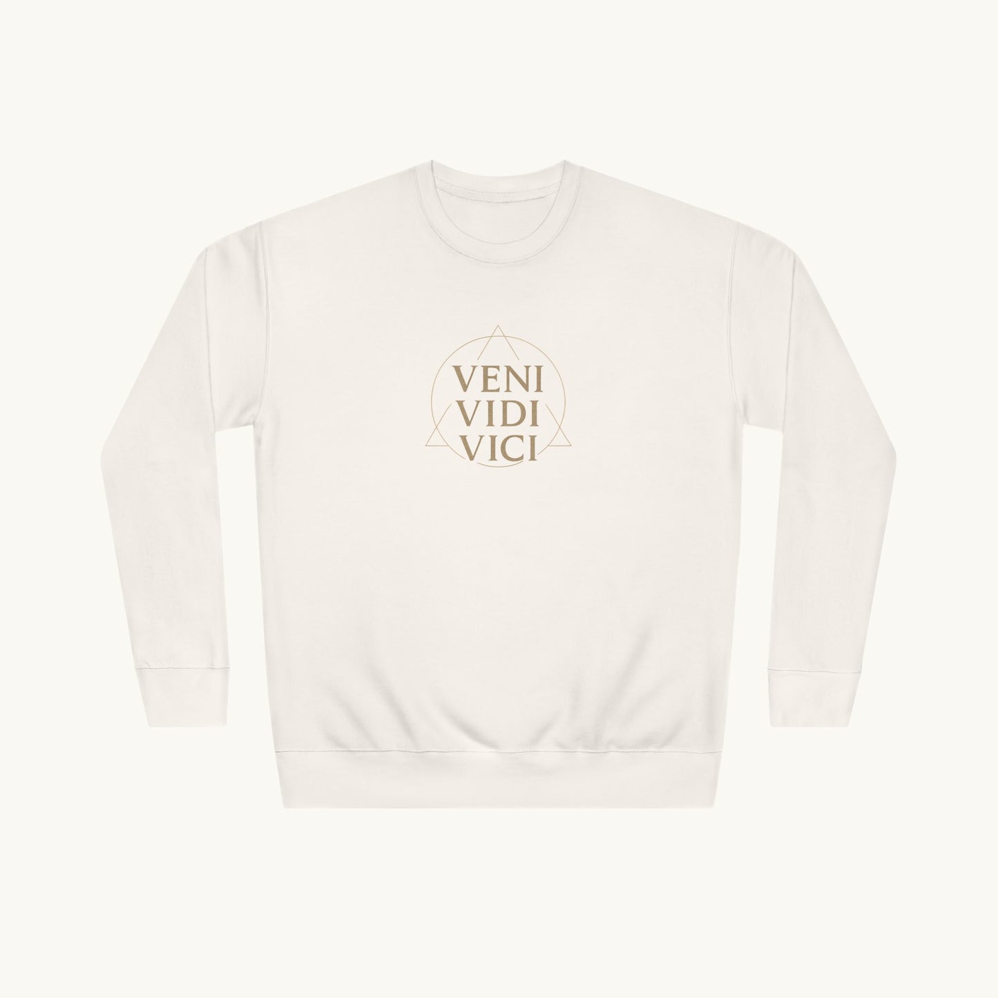 Rose Cotton Luxury Sweatshirt — "Veni Vidi Vici"
