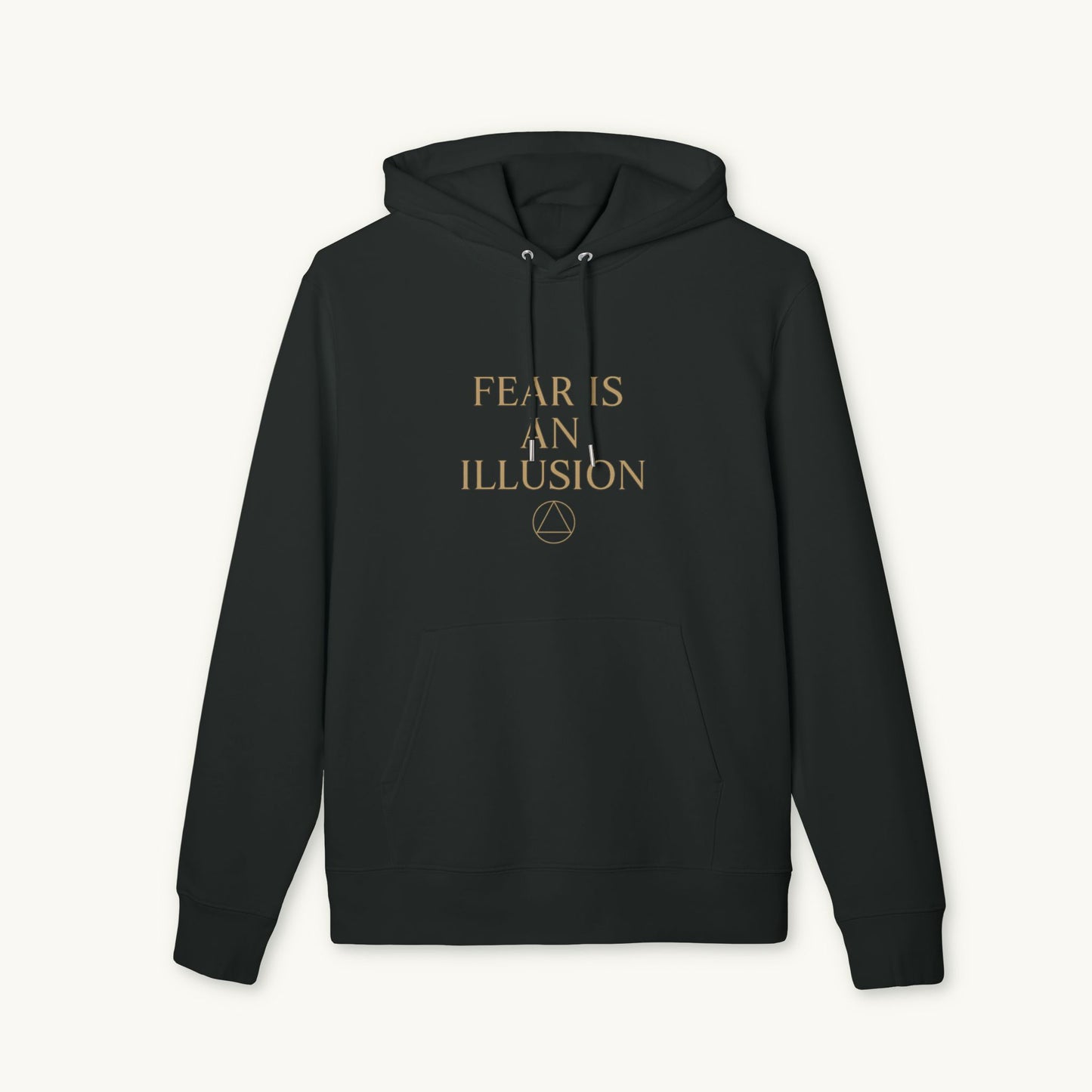 Rose Cotton Luxury Hoodie — "Fear Is An Illusion"