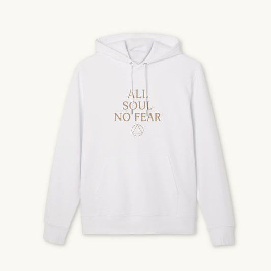 Rose Cotton Luxury Hoodie — "All Soul No Fear"