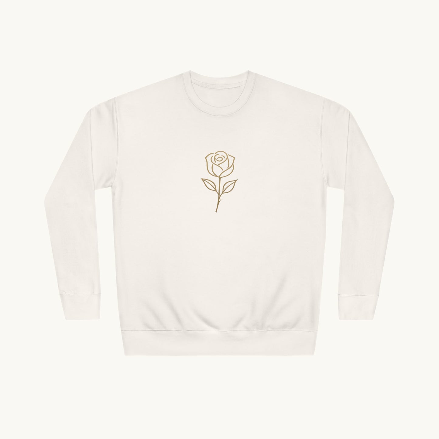 Rose Cotton Luxury Sweatshirt — "The Divine Rose"