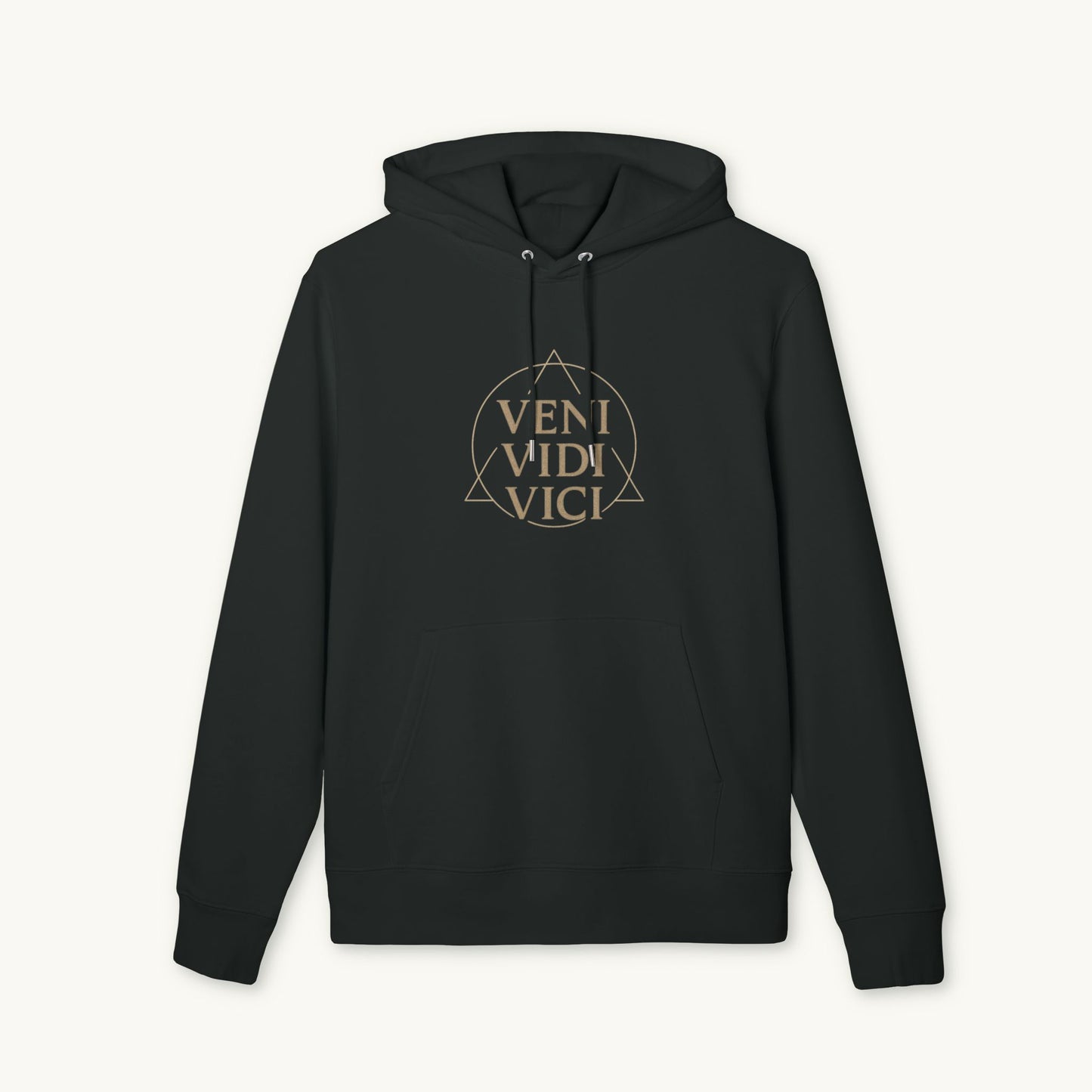 Rose Cotton Luxury Hoodie — "Veni Vidi Vici"
