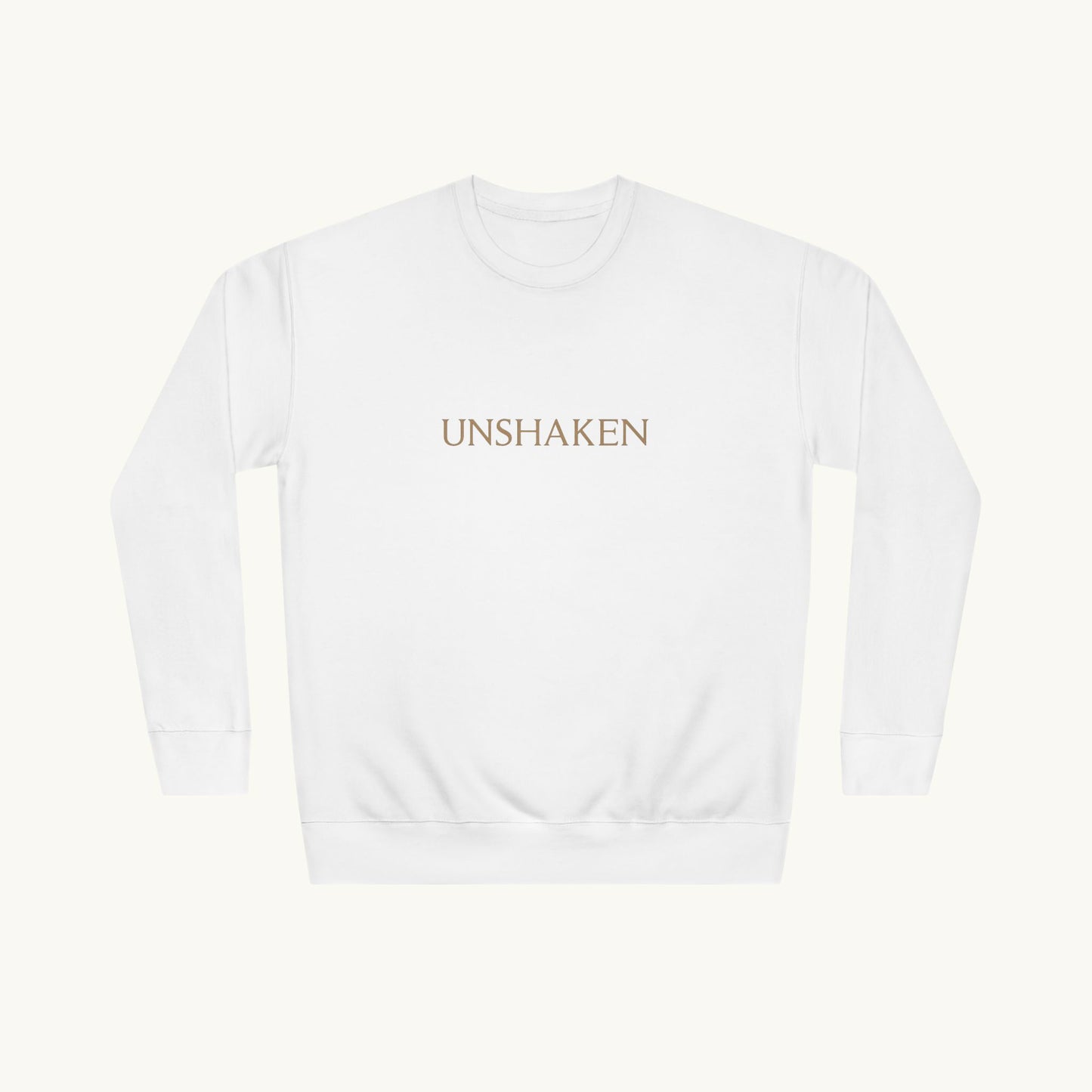 Rose Cotton Luxury Sweatshirt — "Unshaken"