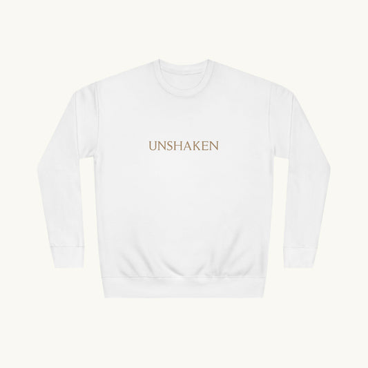 Rose Cotton Luxury Sweatshirt — "Unshaken"