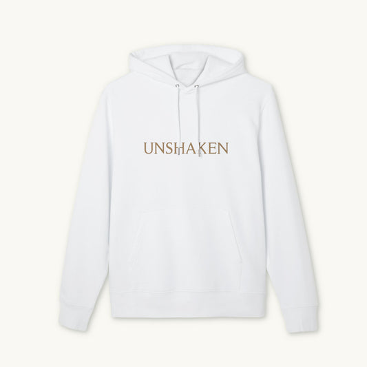 Rose Cotton Luxury Hoodie — "Unshaken"