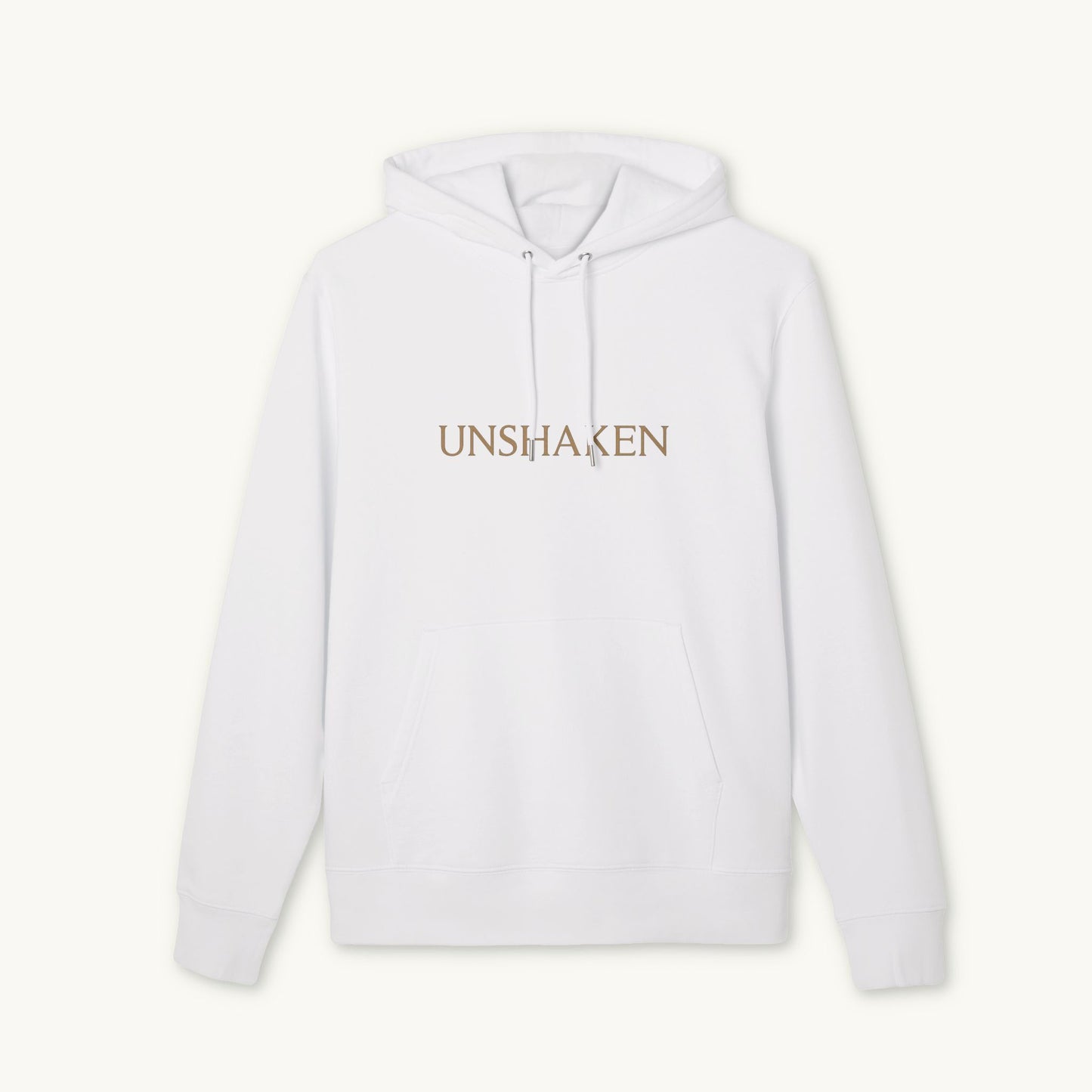 Rose Cotton Luxury Hoodie — "Unshaken"