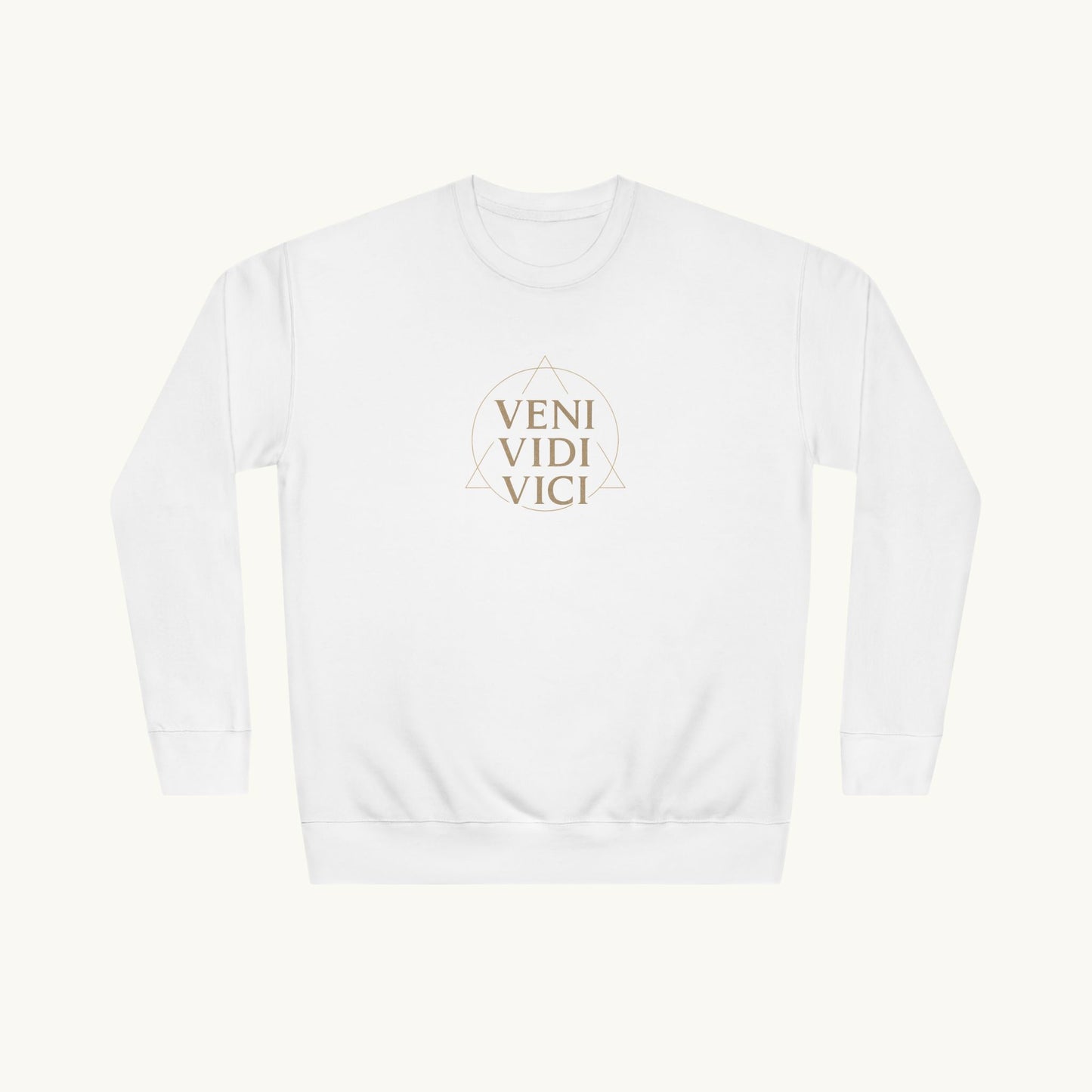 Rose Cotton Luxury Sweatshirt — "Veni Vidi Vici"